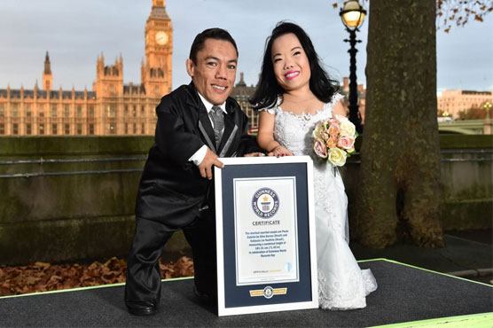 World’s shortest married couple gets Guinness verification
